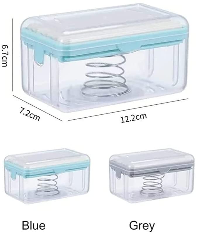 2 in 1 Portable Laundry Soap Roller Box Plastic Soap Dispenser Case with Lid and Rolling Scrubber for Easy Cloth Washing, Compact Hand Washing Tool for Home & Travel (Made in India)