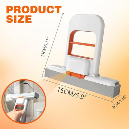 Mini Foldable Desktop Sponge Mop, Portable Handheld Self-Squeeze Cleaning Mop, Wet & Dry Cleaning Tool for Kitchen, Bathroom, Tiles, Glass, Window, Desk & Small Spaces (Pack of 1)