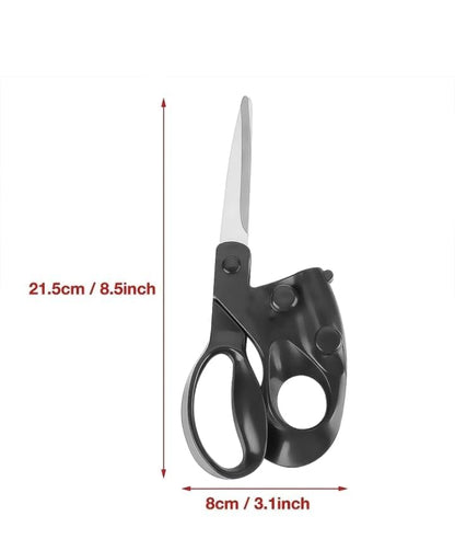 Laser Scissors with Adjustable Laser Guide – Professional Sewing & Craft Scissors for Straight Cutting of Fabric, Paper, Gift Wrapping, Scrapbooking, and DIY Projects (1 Pc)