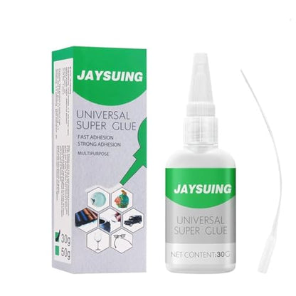 Universal Super Strong Instant Glue (50g) | Quick Dry High Strength Waterproof Adhesive for Plastic, Wood, Metal, Glass, Rubber & Shoes | Multipurpose Repair Glue for Home, Office & DIY