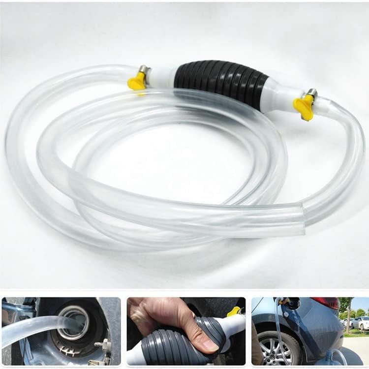 Fuel Transfer Pump Kit Tank Sucker High Flow Oil Pump, Diesel Pump, Petrol Pump Kit, Hand Oil Transfer Pump for Cars & Bikes, Siphon Pump, Petrol Sucking Pipe, Liquid Transfer Pump