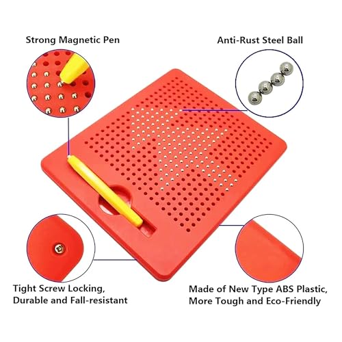 PARTEET Creative MagPad Play Magnetic Drawing Board - Erasable Doodle Writing Pad for Kids - Colour as per Stock (Drawing Board)