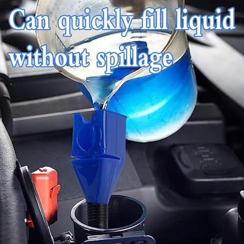 MR.JV Flexible Draining Tool Snap Funnel – Spill-Free Plastic Funnel, Multifunctional Long Neck for Automotive Oil, Engine Fluids, Water, Diesel, Kerosene, and More (Pack of 1)
