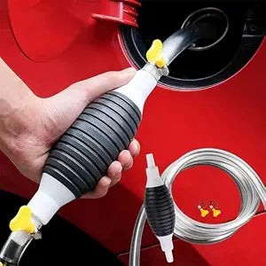 Fuel Transfer Pump Kit Tank Sucker High Flow Oil Pump, Diesel Pump, Petrol Pump Kit, Hand Oil Transfer Pump for Cars & Bikes, Siphon Pump, Petrol Sucking Pipe, Liquid Transfer Pump