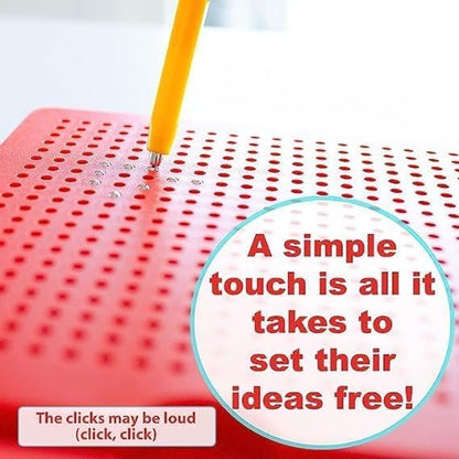 PARTEET Creative MagPad Play Magnetic Drawing Board - Erasable Doodle Writing Pad for Kids - Colour as per Stock (Drawing Board)