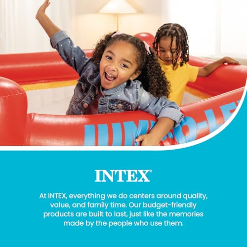 Intex Playhouse Jump-O-Lene Inflatable Bouncer, 68" X 44", for Ages 3-6