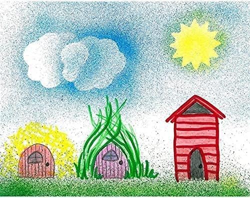 Magic Blow Pens Colour Spray Set – 6 Pcs Dual Function Spray & Sketch Pens | Airbrush Coloring Markers for Kids, Students, DIY Art, Stencil Drawing & Creative Crafts