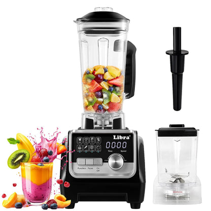 DENPLUS Portable Blender - USB Rechargeable Travel Juicer with Digital Display